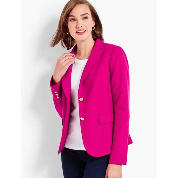 Talbots Jackets & Blazers - Talbots 12 Limited Edition Fuchsia Blazer Wool